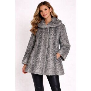 Vintage Silver Gray Persian Lamb Fur Coat